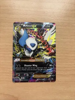 Pokemon TCG M Absol-EX XY Black Star Promos Holo Card XY63 - Image 1