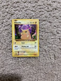 Pikachu 35/108 Pokemon Card XY Evolutions Cracked Ice Holo - Image 1