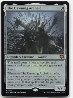 The Dawning Archaic 1 FOIL Mythic Secrets of Strixhaven Magic: The Gathering NM - Image 1