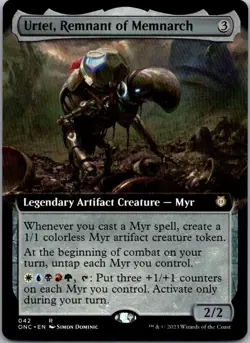 Urtet, Remnant of Memnarch (Extended Art) 42 Phyrexia: All Will Be One MTG LP - Image 1