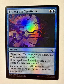 MTG Protect the Negotiators (62/552) Dominaria United LP FOIL - Image 1