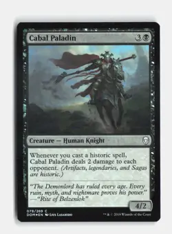 Cabal Paladin 79 Foil Dominaria MTG NM - Image 1