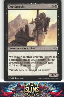 Orc Sureshot - Fate Reforged - MTG - Uncommon - #78 - NM - Image 1