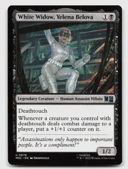 White Widow, Yelena Belova 676 Commander: Marvel Super Heroes MTG NM - Image 1