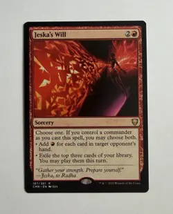 Magic: The Gathering Jeska's Will 187/361 Commander Legends Rare Regular - Image 1