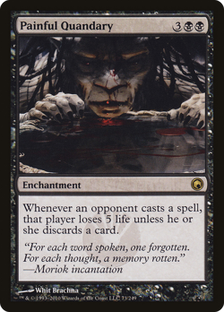 Painful Quandary #73 (LP) Scars of Mirrodin SOM Magic MTG - Image 1
