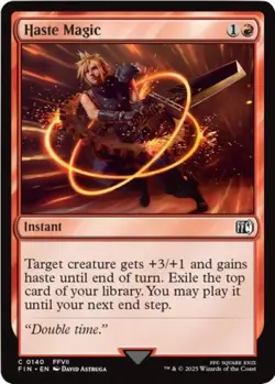 Haste Magic - Near Mint MTG Universes Beyond: FINAL FANTASY - Image 1