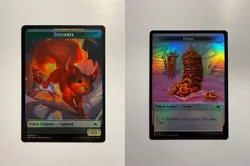 Squirrel/Food Double-sided Token 8/11 MTG Unfinity Foil - Image 3