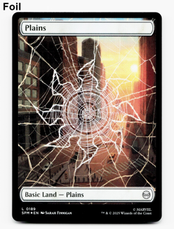 Plains (189) (Full Art, FOIL) - [Marvel's Spider-Man] MTG NM/M ⚪ *Ships Meow!* - Image 1