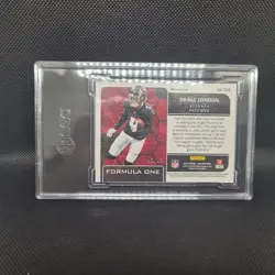 2022 Panini One Formula One Drake London Rookie Auto RPA SGC 9/10 Falcons Pop 1 - Image 2