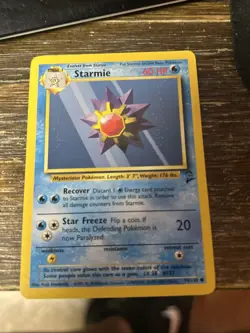 Vintage Wizards Pokemon TCG Card Starmie Base Set 2 94/130 Common Pokemon D10 - Image 1