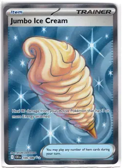 Jumbo Ice Cream 109/086 Ultra Rare Chaos Rising Pokemon Holo Near Mint - Image 1