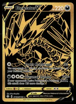 Eternatus V SV121/SV122 Secret Rare Shining Fates Shiny Vault Pokemon NM - Image 1