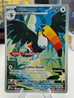 2026 Pokemon MEG Pitch Black Toucannon 94 /84 Illustration Rare Full Art Rare - Image 1