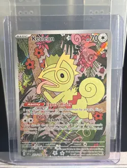 Kecleon 213/191 Illustration Rare Full Art Holo Sv08: Surging Sparks EN Pokemon - Image 1