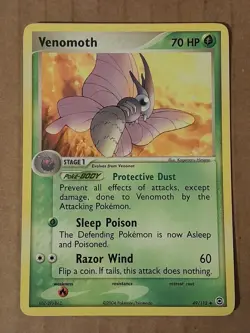 Pokemon Venomoth 49/112 Fire Red Leaf Green LP-NM See Pictures - Image 1