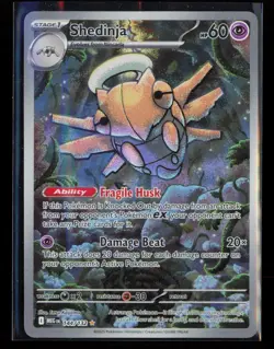 Shedinja 144/132 Illustration Rare Mega Evolution Pokemon Holo Near Mint - Image 1