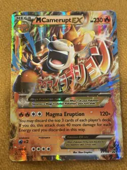 M Camerupt EX XY198 Holo Promo XY Promo Pokemon NM - Image 1