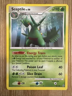 Pokemon TCG Sceptile 10/100 Stormfront Rare LP - Image 1
