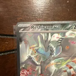 2025 Pokemon White Flare Reshiram ex Special Illustration Rare #166/086 - Image 2