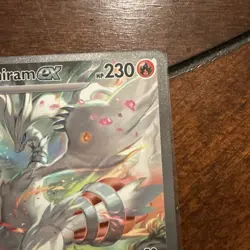 2025 Pokemon White Flare Reshiram ex Special Illustration Rare #166/086 - Image 3