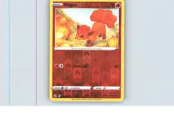 Vulpix 028/264 Common Fusion Strike Pokemon Reverse Holo Near Mint - Image 1
