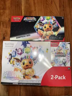 Pokemon Prismatic Evolutions ETB & Booster Bundle Costco Sealed & Surprise Box - Image 1