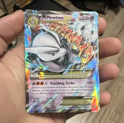 Pokemon TCG M Mewtwo EX 63/162 Breakthrough Full Art Holo Ultra Rare Eng 230 - Image 1