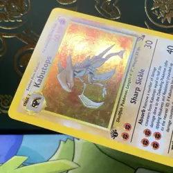 Pokemon 1999 Kabutops 9/62 Fossil Holo (First Edition) 1st NM - Image 5