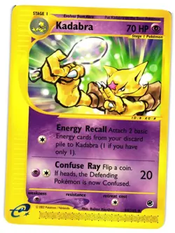 Pokemon TCG Kadabra 84/165 Uncommon Expedition Base Set NM - Image 1