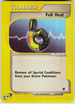 Full Heal 154/165 Common Expedition Base Set Pokemon Near Mint - Image 1