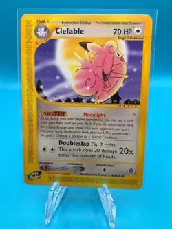 Clefable 41/165 Rare Expedition Base Set Pokemon Near Mint - Image 1