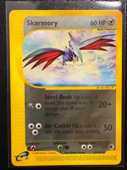Skarmory 63/165 Rare Expedition Base Set Pokemon Near Mint - Image 1
