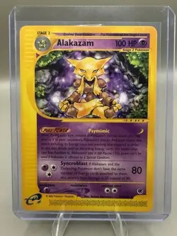 Pokemon TCG: Alakazam 33/165 Expeditions NM - Image 1
