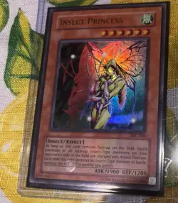 Yu-Gi-Oh! TCG Insect Princess IOC-080 Invasion of Chaos Holo Super Rare 1st - Image 1