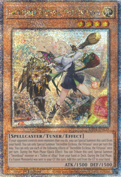 1X LP Incredible Ecclesia, the Virtuous (Alt. Art) - RA04-EN039 Quarter Century - Image 1