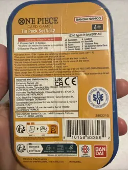 One Piece Mini Tin Pack Set Vol.2 OP-13 - Sabo Sealed Brand New - Image 2
