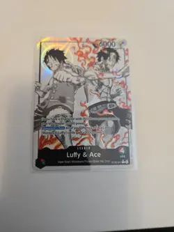 ST30-001 Luffy & Ace Alt Art Leader (Parallel) English One Piece TCG - Image 2