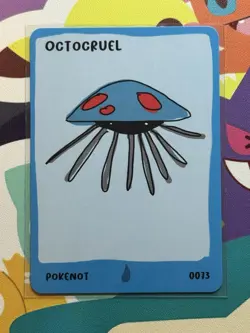 TCG Pokemon parody 151 Pokenots Dysfunctional passholder: Octocruel 0073 - Image 1