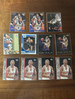 Allen Iverson 76ers rookie cards & more - Lot of 11 - Image 1