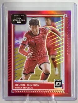 2025-26 Donruss Optic South Korea Lot Heung-Min Son /199 Min-Hyuk Yang /49 SP - Image 2