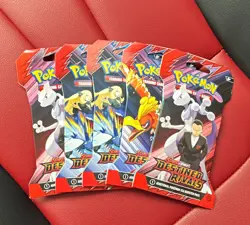 Pokemon TCG Destined Rivals 1-Pack Booster (10 Cards) all 5 packs - Image 1