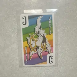 Pokemon TCG Arceus Jumbo Playing Cards Joker Promo Oversized Card English - Image 1