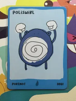 TCG Pokemon parody 151 Pokenots Dysfunctional passholder: Poliswirl 0061 - Image 1