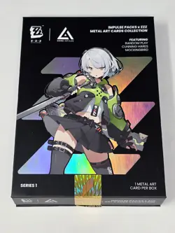 Zenless Zone Zero Wise SILVER Metal Card ZZZ Anime Impulse Exclusive Series 1 - Image 2