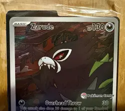 Pokemon TCG Zarude Pokemon Center Promo Card Pitch Black #088 - Image 2