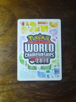 Fighting Energy WCS 2010 World Championships Pokemon Card HGSS Sudowoodo LP - Image 2