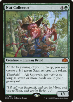 Nut Collector [Dominaria Remastered #171] M/NM MTG Magic - Image 1