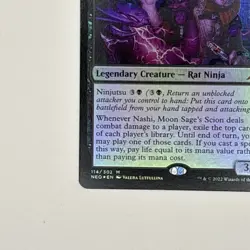 MTG Nashi, Moon Sage's Scion (114/302 Kamigawa Neon Dynasty NM FOIL - Image 4