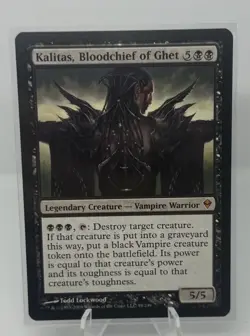 MTG Kalitas Bloodchief of Ghet #99 Zendikar ZEN NM Nonfoil Mythic Rare - Image 1